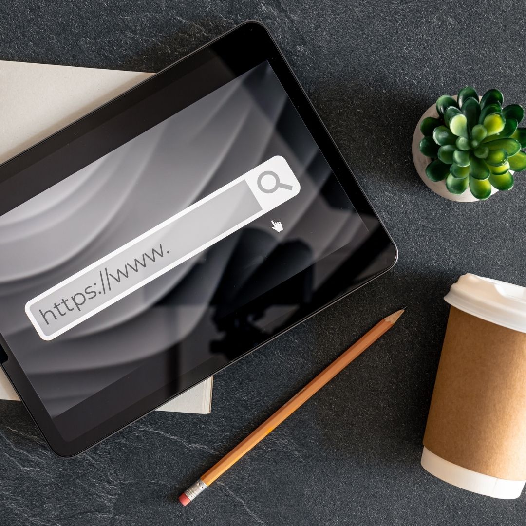 Domain registration service graphic