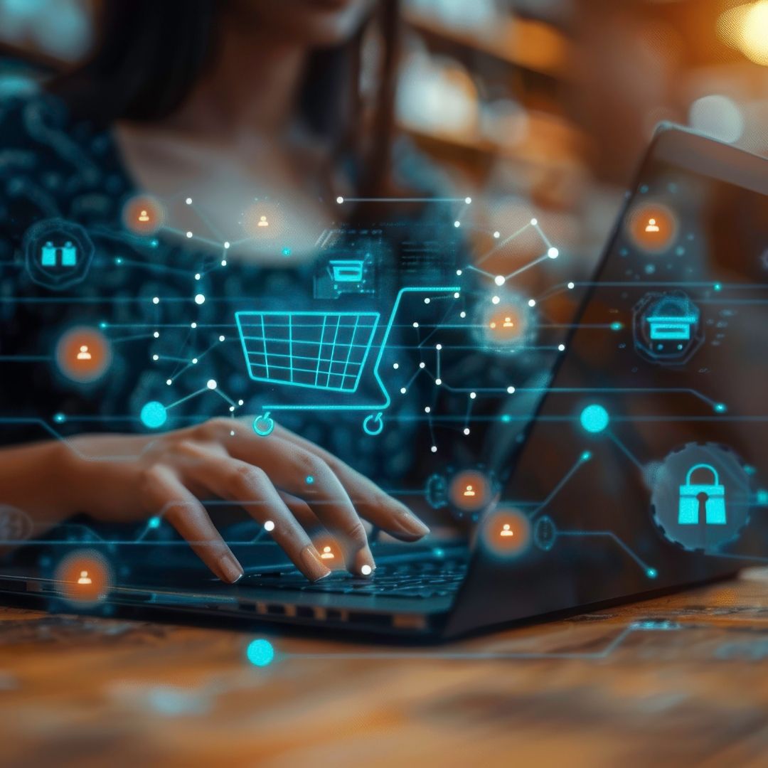 E-commerce facility setup illustration