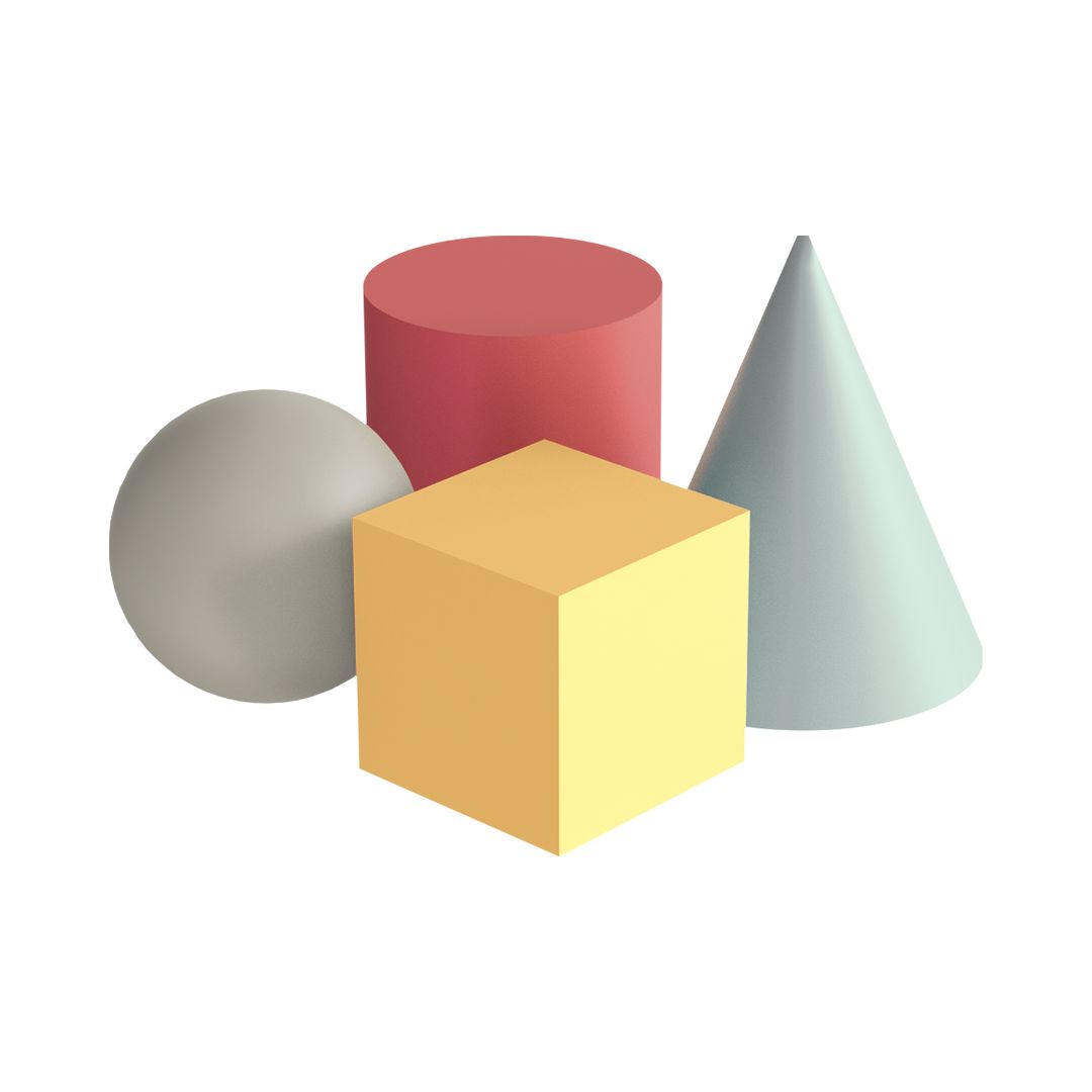 Form element of design 3D example