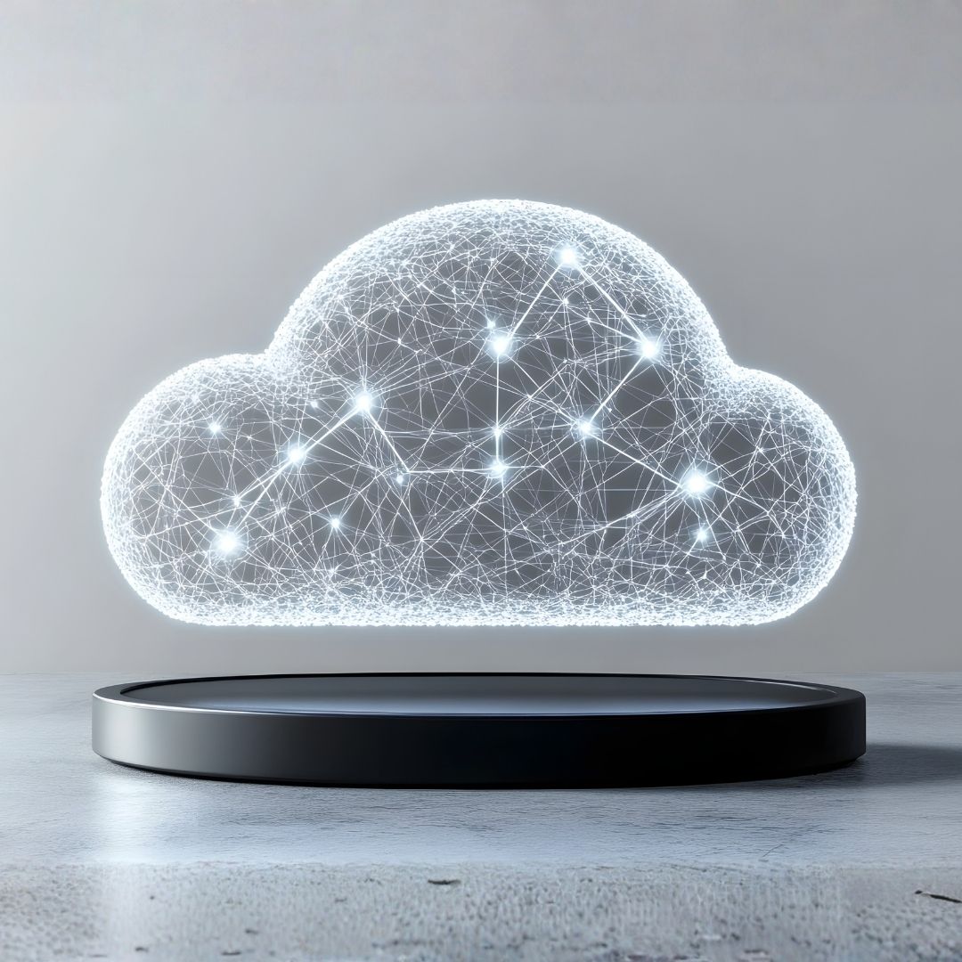 Web hosting service illustration